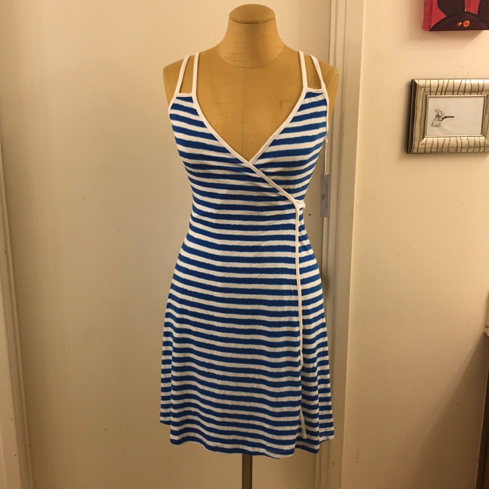 💥TART COLLECTION 💥 striped beach 🏖 wrap dress